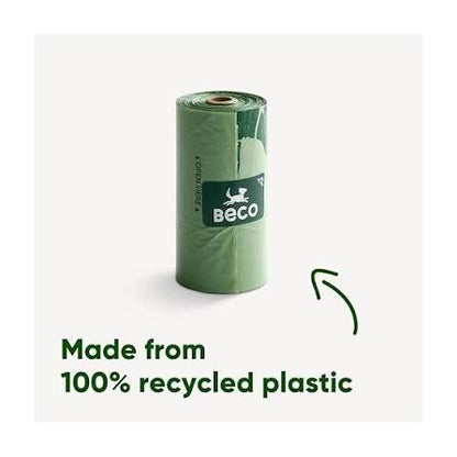 Bolsas Reciclables para Excrementos Beco Pets Ecológicas y Extra Resistentes