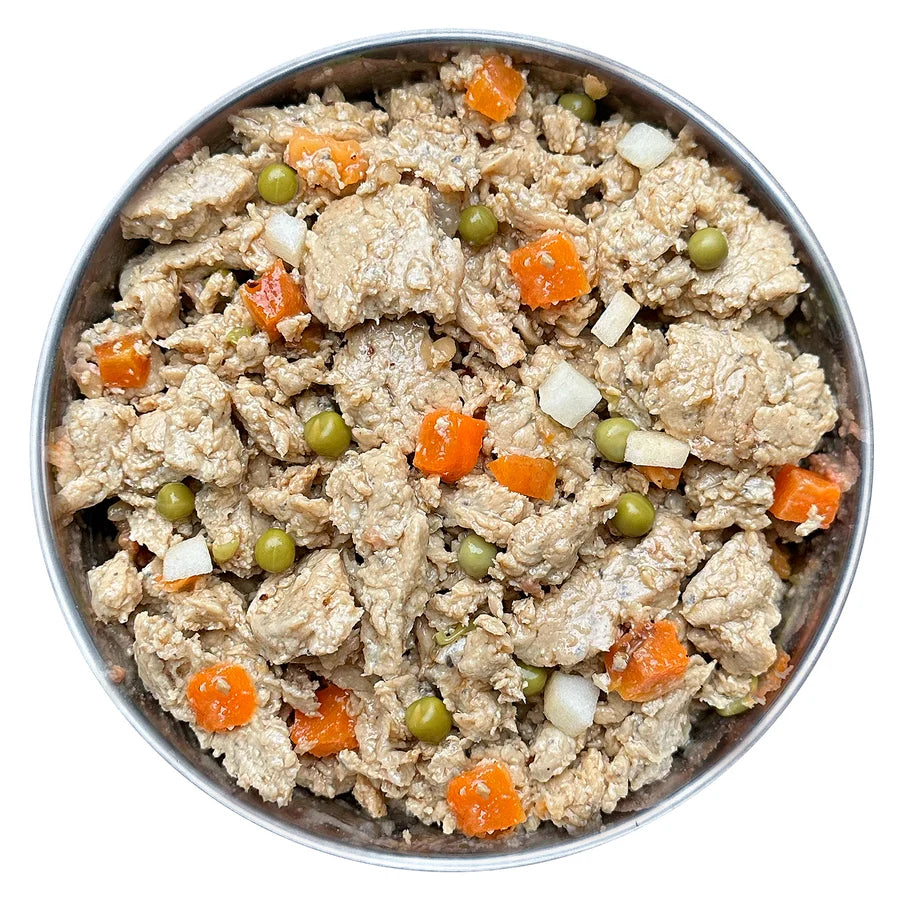 Tarro Fidelis 400 g -Salmón con boniato, guisantes y calabacín