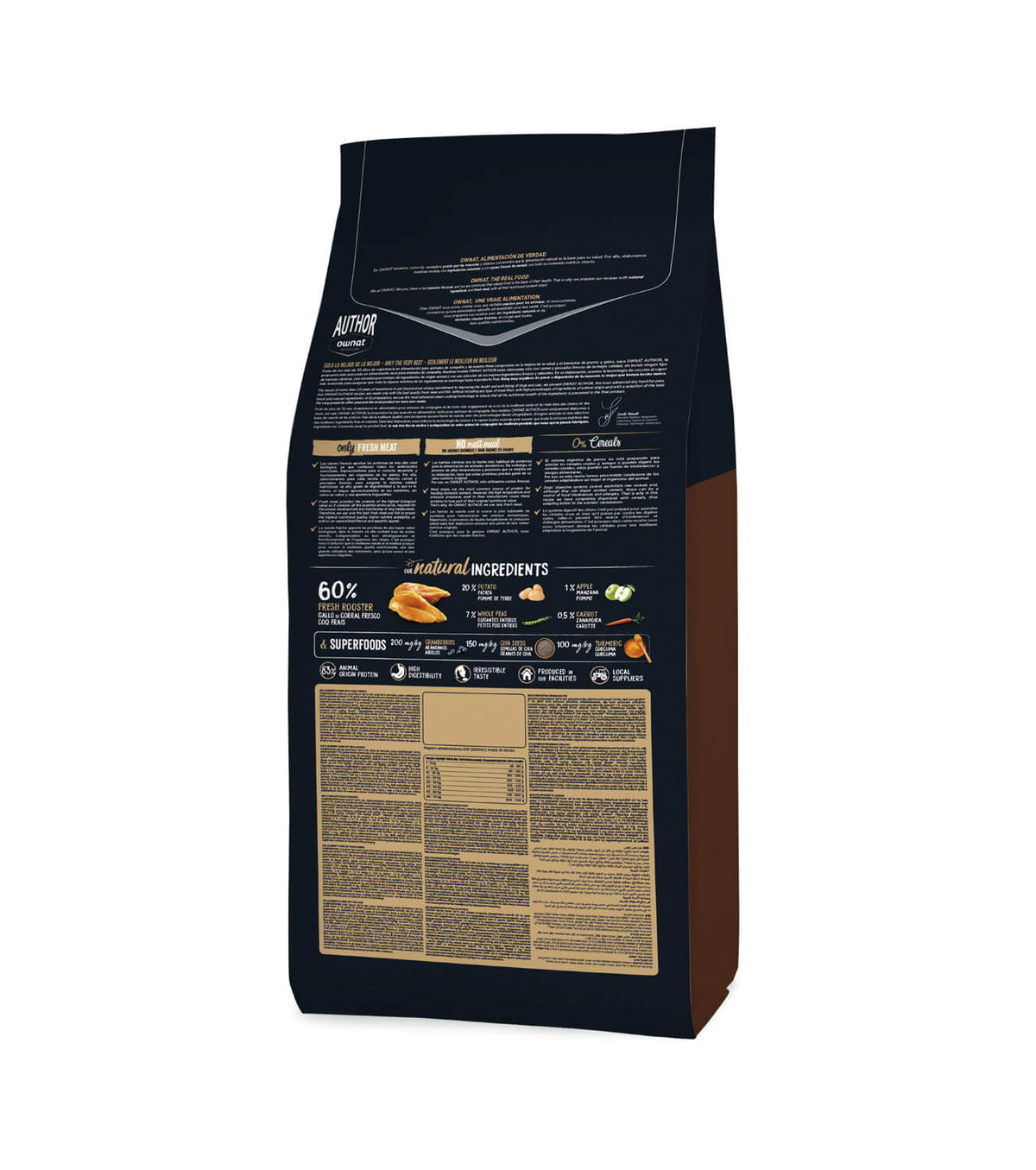 Ownat Author Grain Free Rooster – Perro