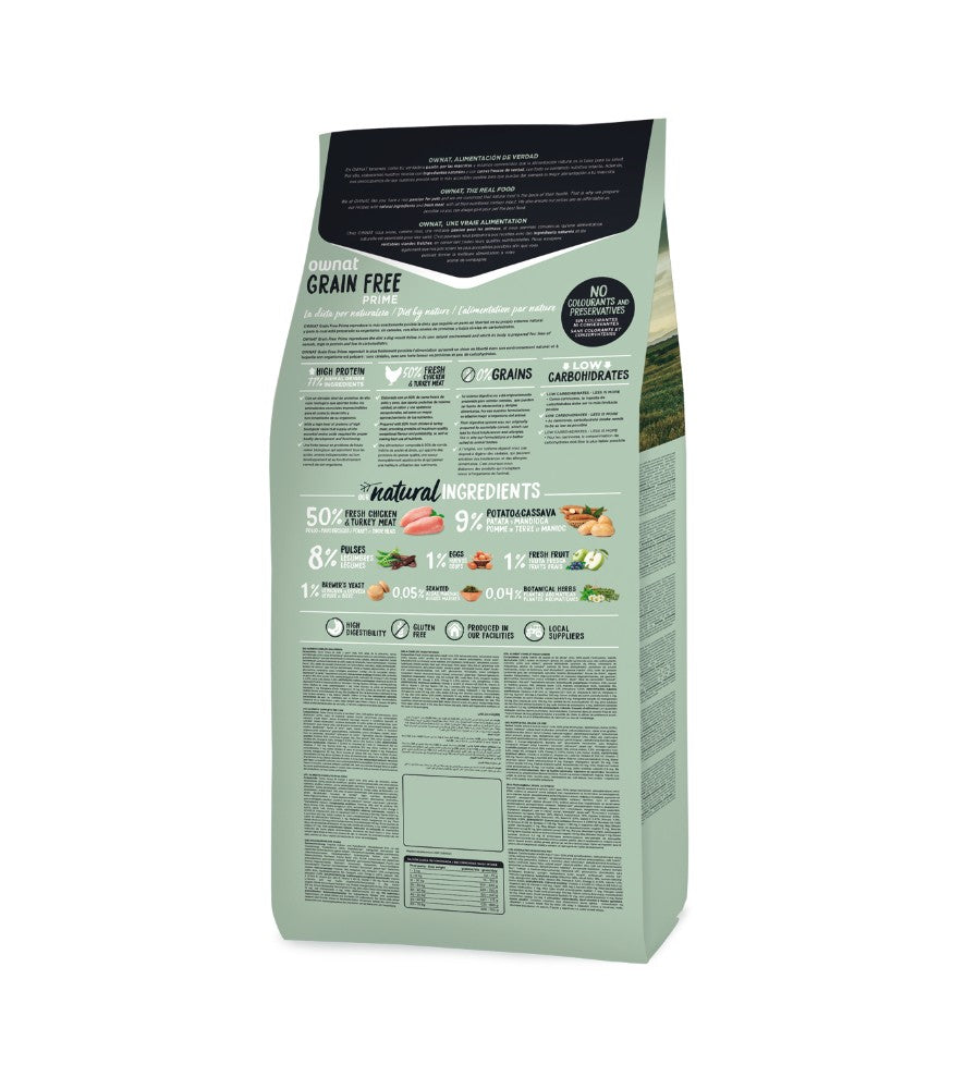 Ownat Prime Grain Free Adult Pollo y Pavo