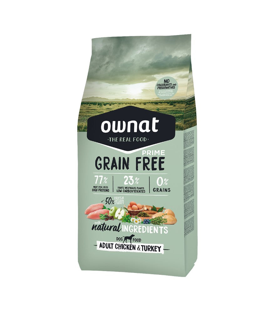 Ownat Prime Grain Free Adult Pollo y Pavo