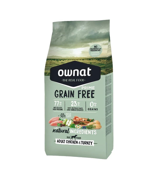 Ownat Prime Grain Free Adult Pollo y Pavo