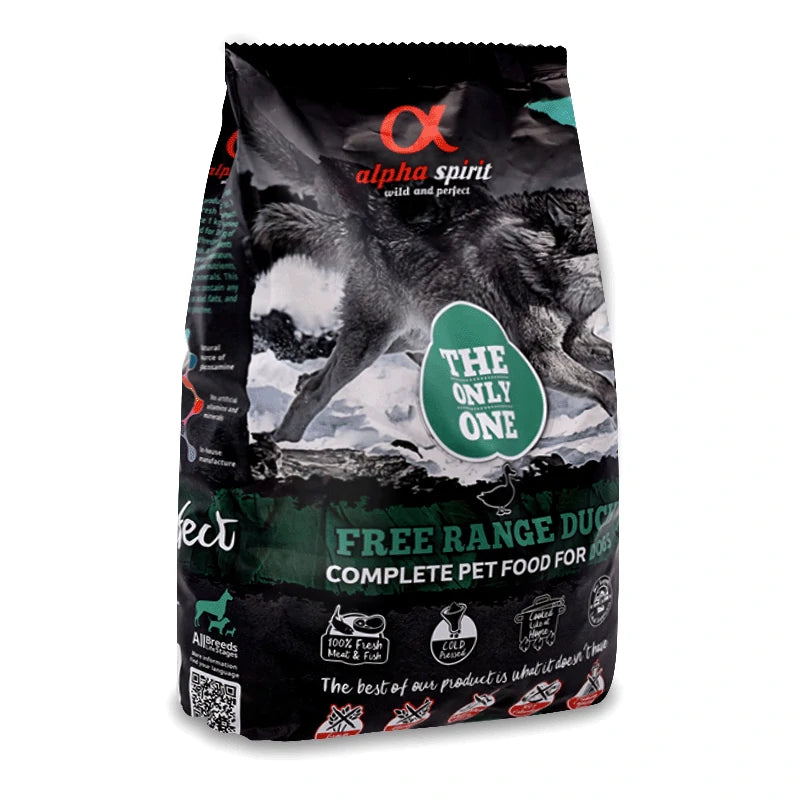 Alpha Spirit The Only One Free Range Duck pienso para perros