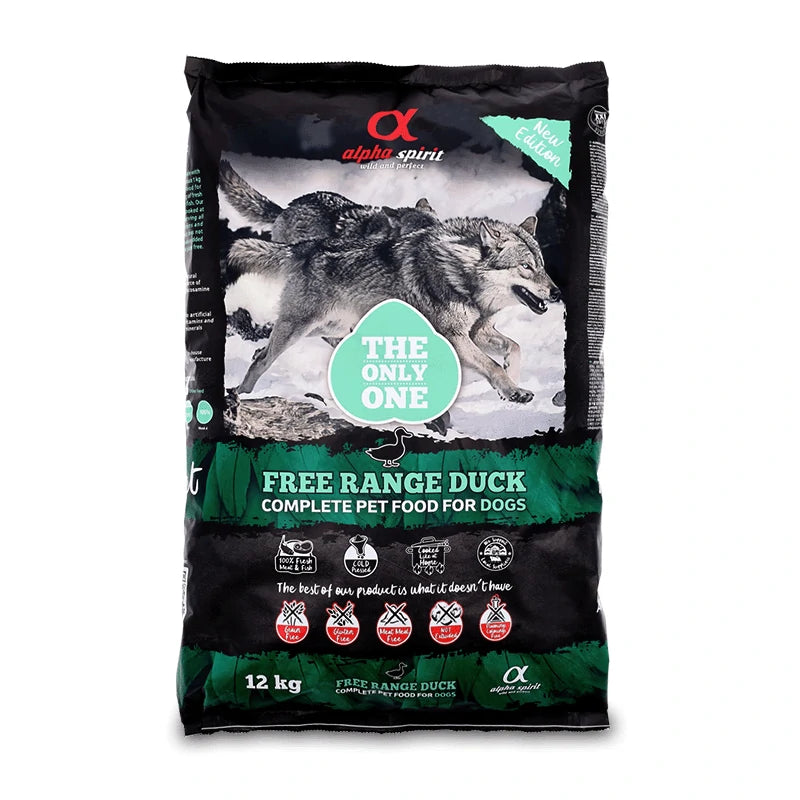 Alpha Spirit The Only One Free Range Duck pienso para perros
