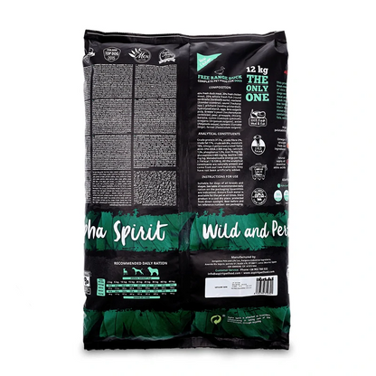 Alpha Spirit The Only One Free Range Duck pienso para perros