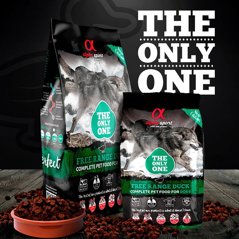 Alpha Spirit The Only One Free Range Duck pienso para perros