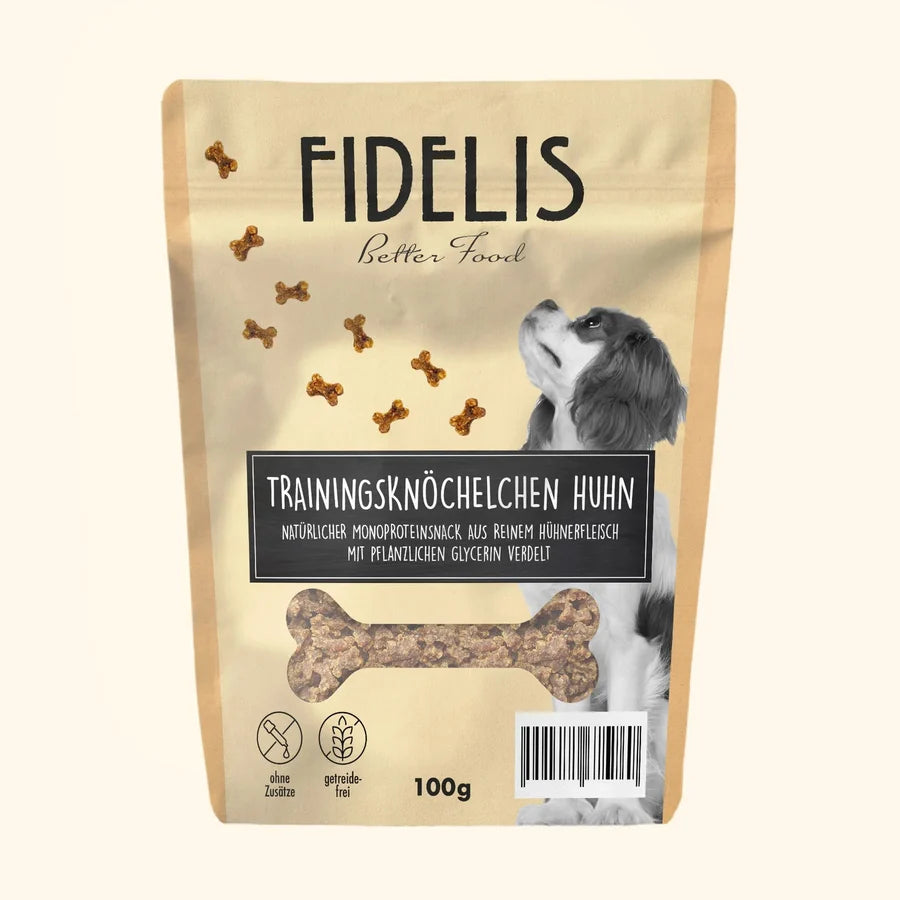 Huesitos de entrenamiento Pollo 100 g Fidelis