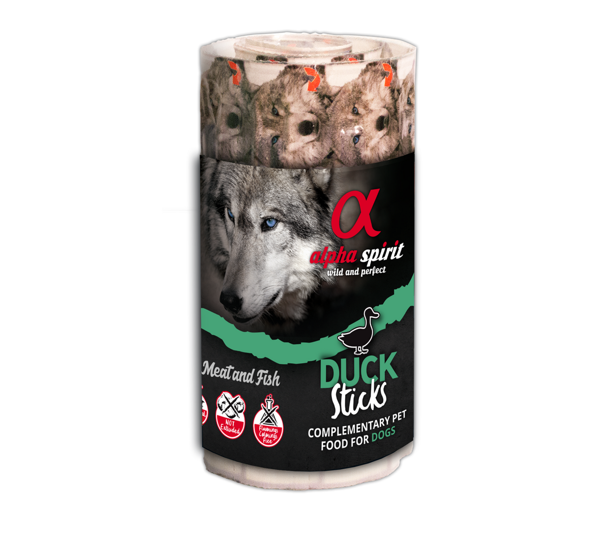 Alpha Spirit Ristra de 16 barritas para perros