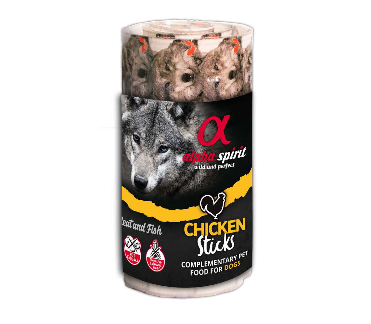 Alpha Spirit Ristra de 16 barritas para perros