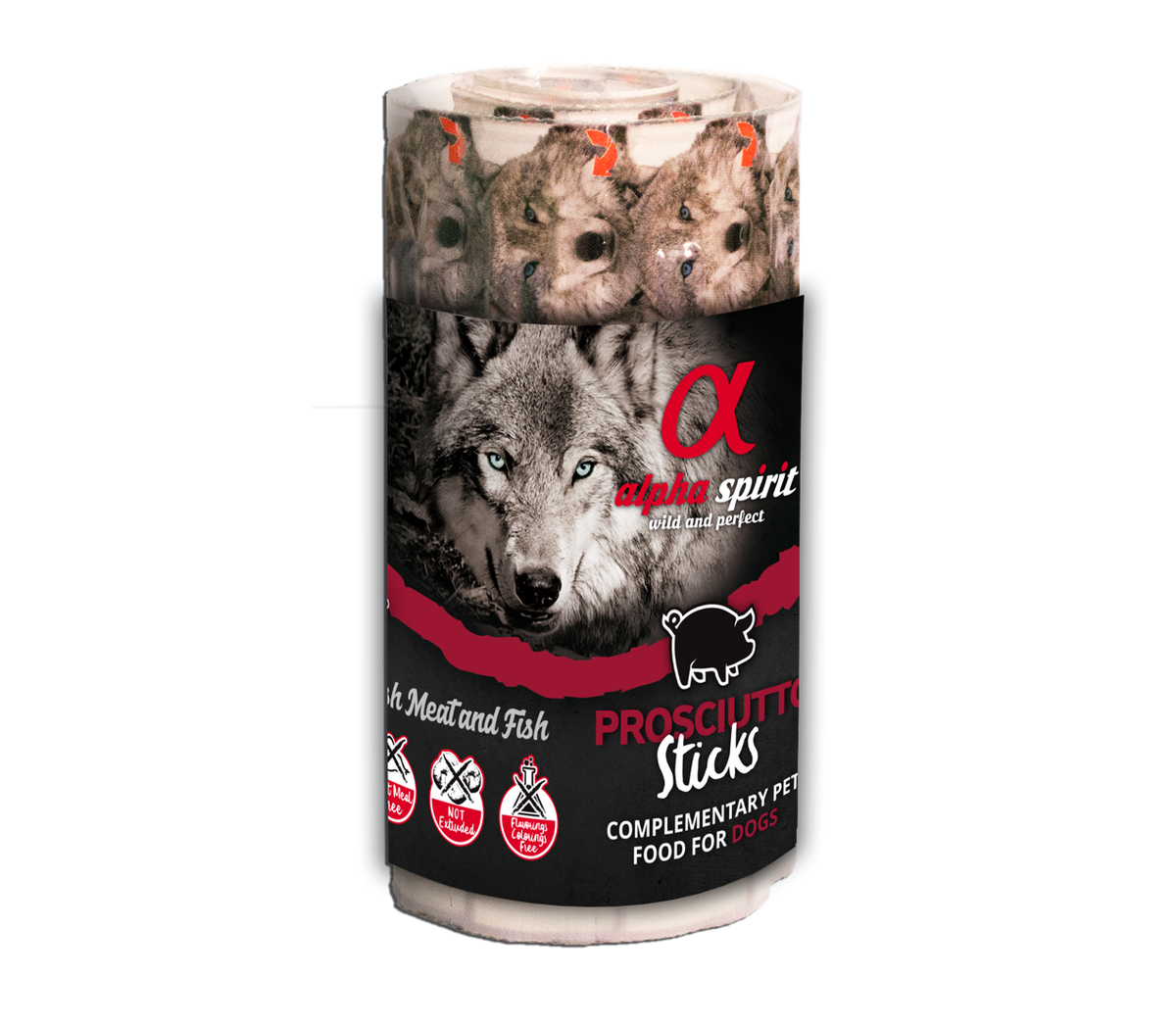 Alpha Spirit Ristra de 16 barritas para perros